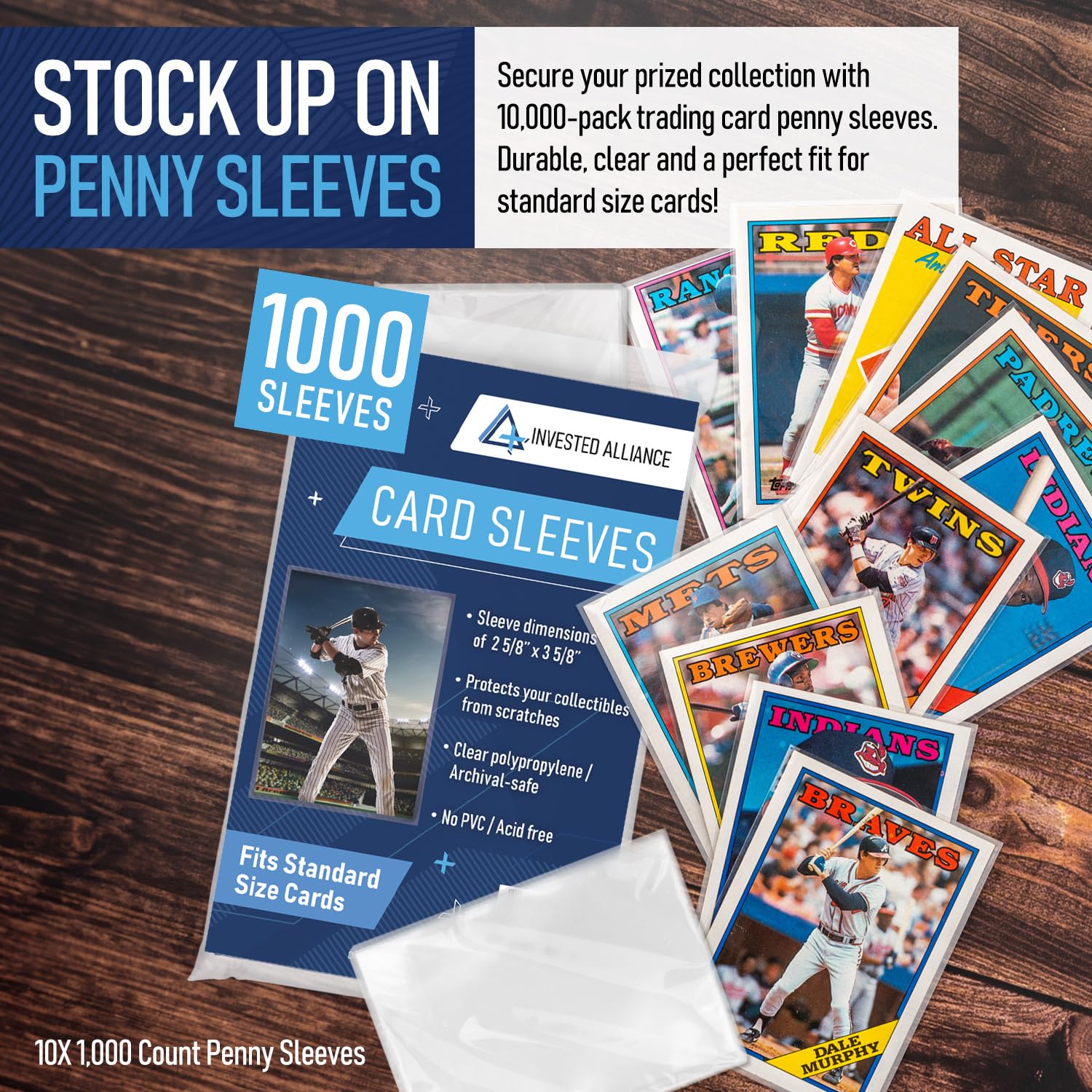 Premium Penny Sleeves for Trading Cards