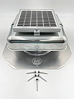 Vista 3 de Solar RoofBlaster con ventilación galvanizada Ventilación de techo solar 3 vatios Diseño nuevo y mejorado