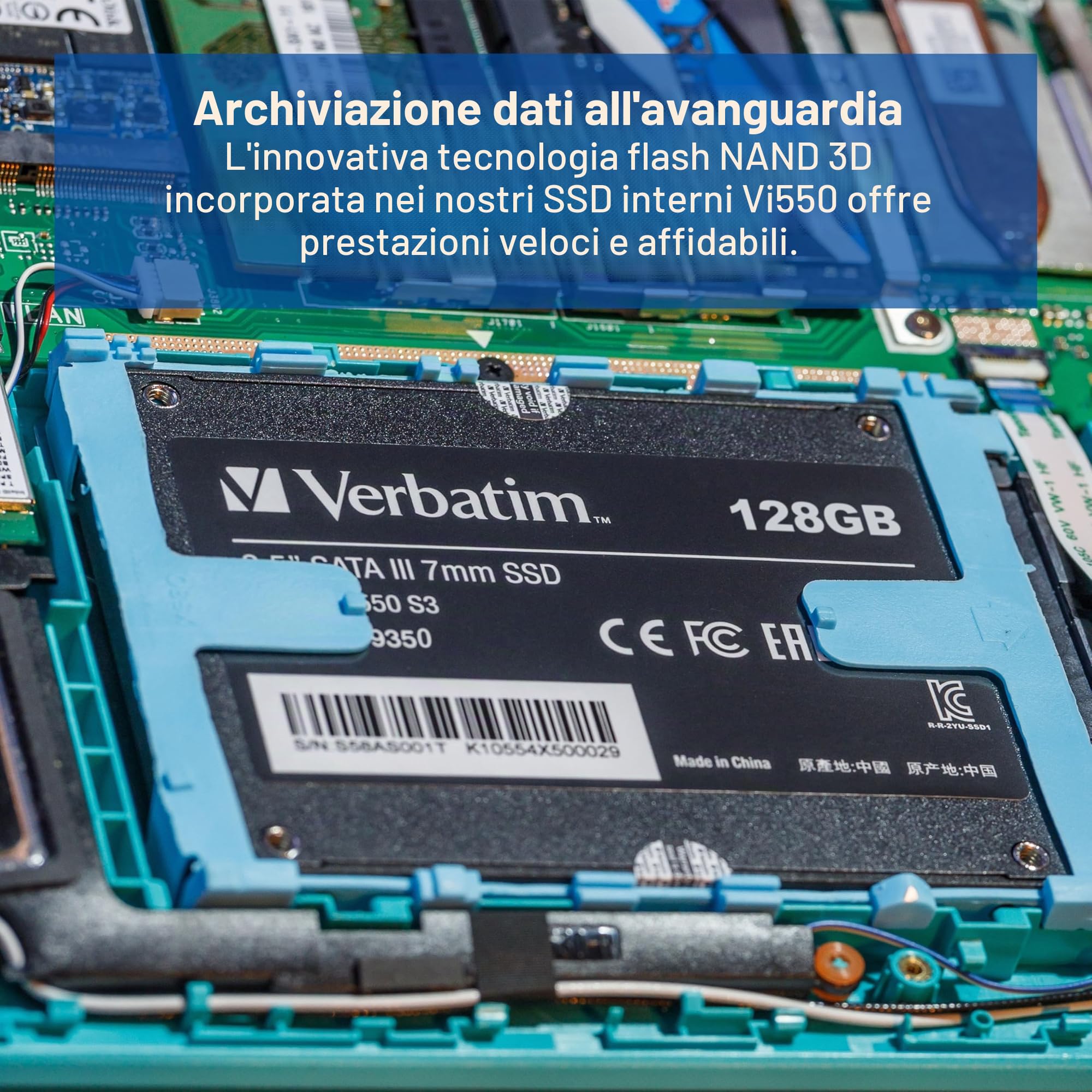 Verbatim Vi550 S3 2.5 SSD 512GB : Amazon.it: Informatica
