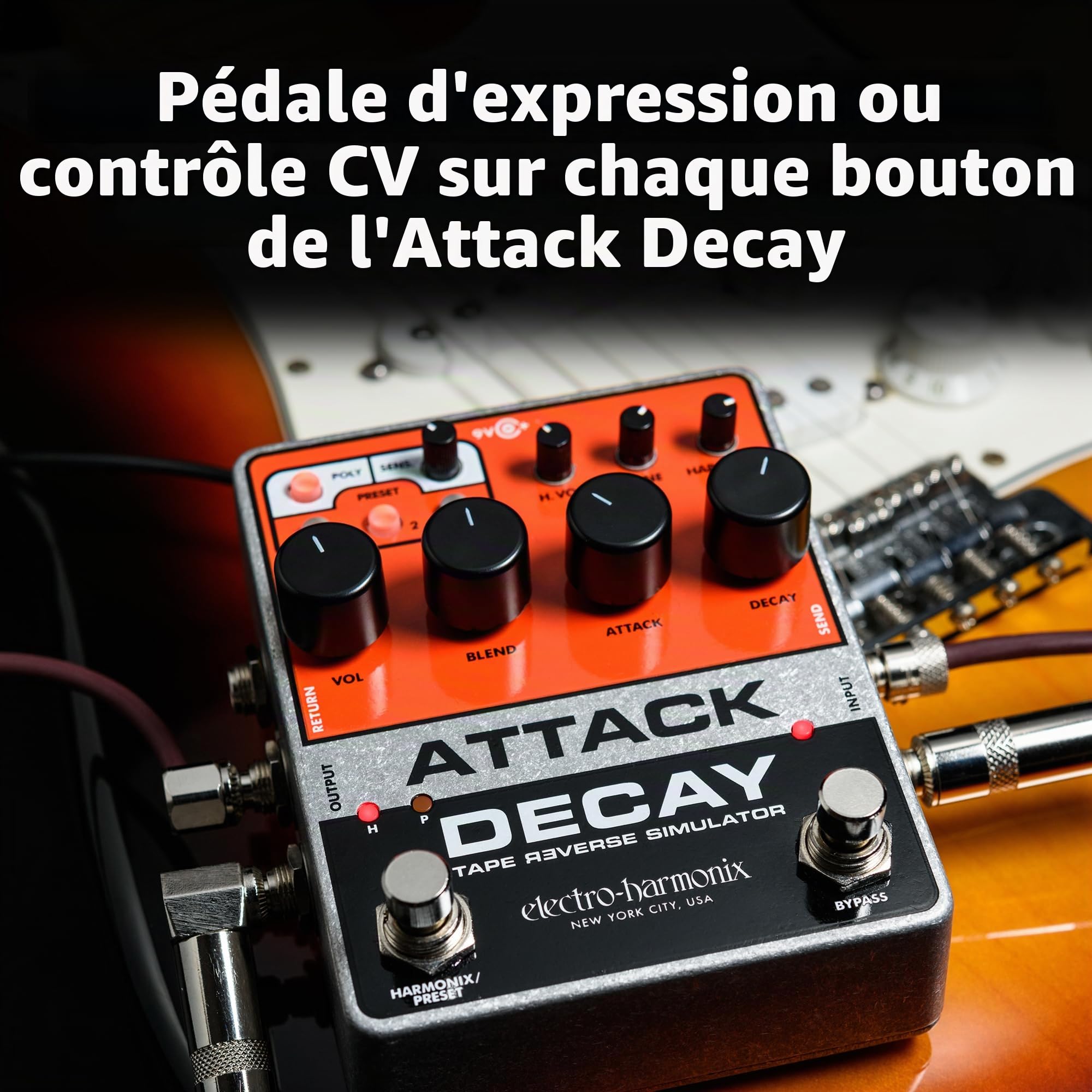 Electro Harmonix Attack Decay - Effet pour Guitares