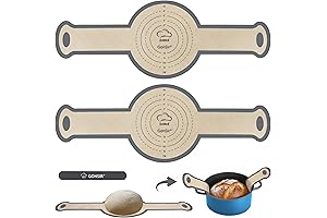 Sourdough Must-Haves: 2-Pack Silicone Baking Slings for Easy Sourdough Transfer