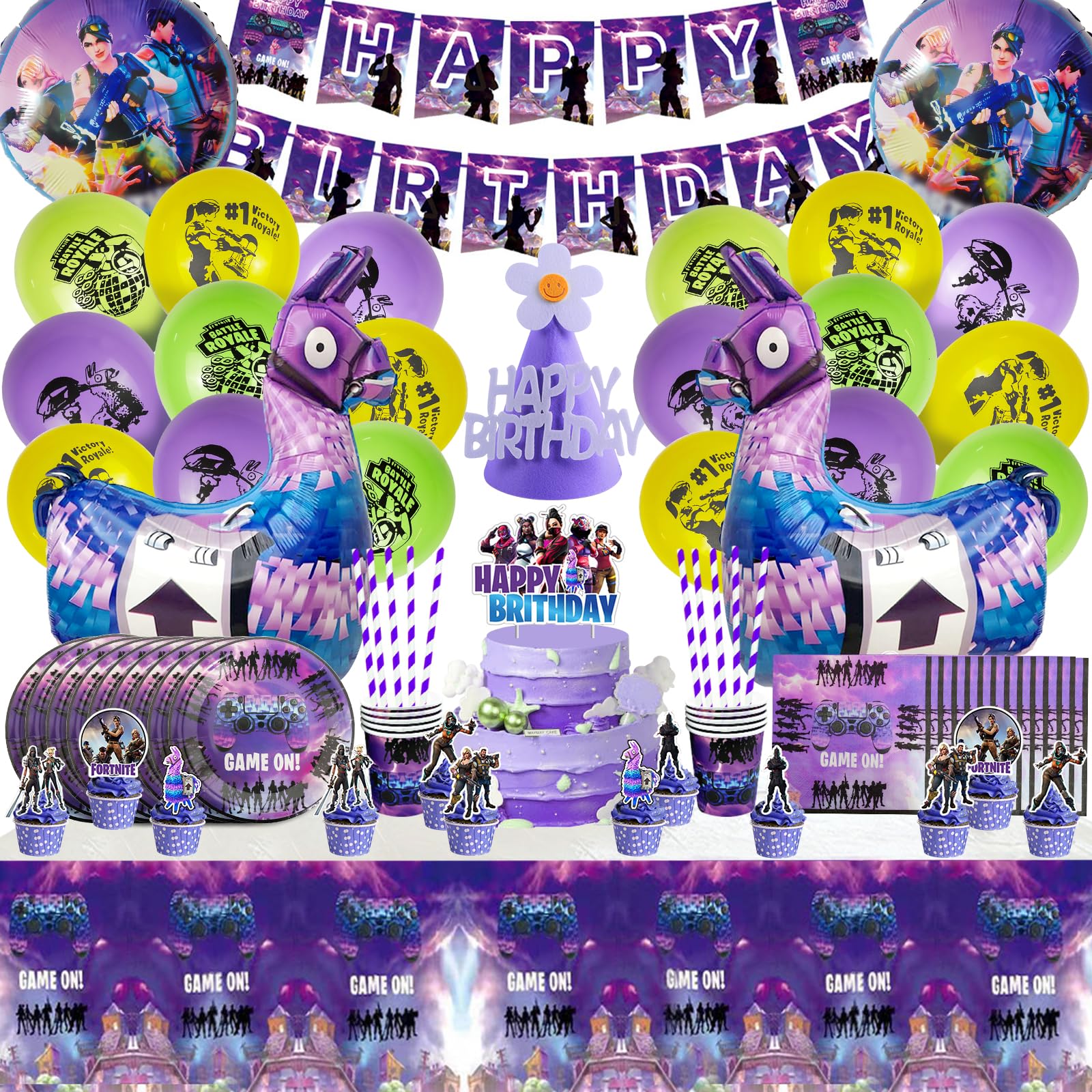 Brawl Stars Ballon Set 44-teilig - Gaming Party Deko Für Kindergeburtstage