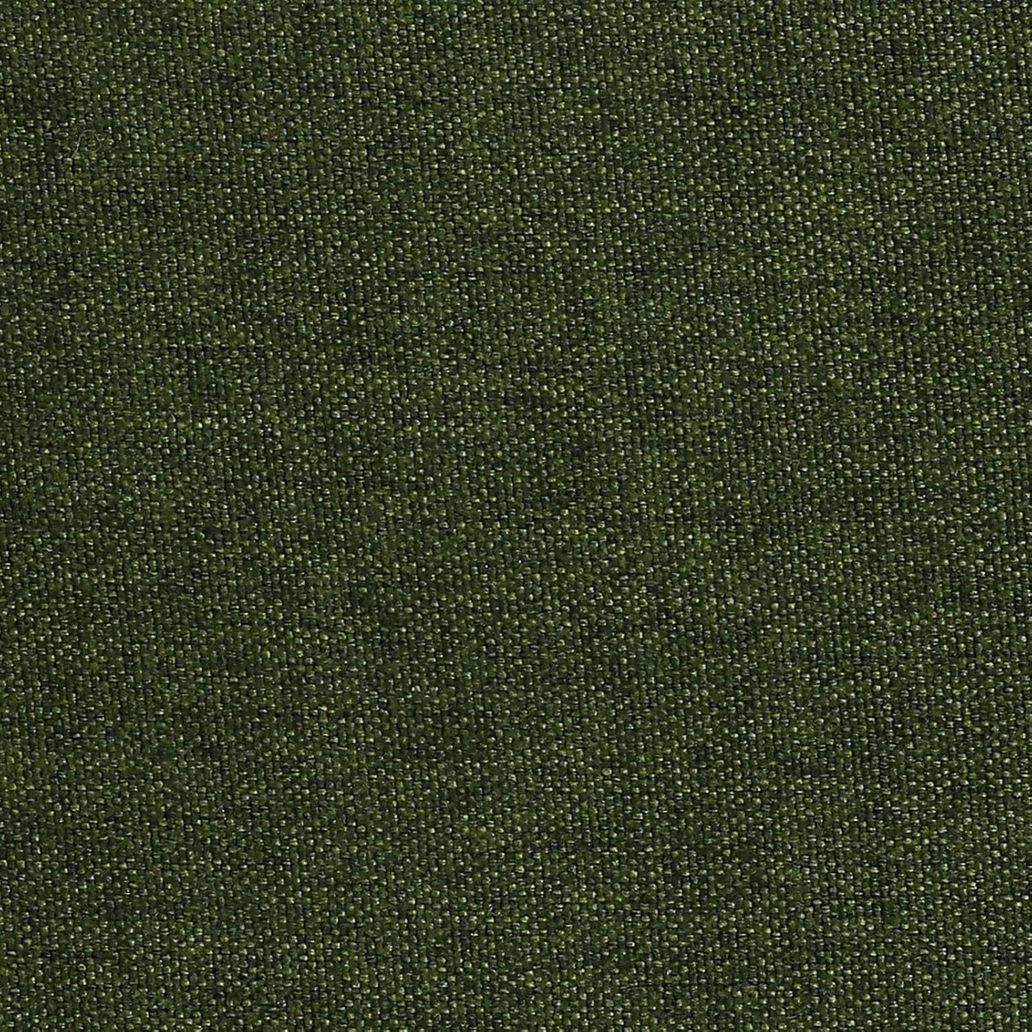 AAAAAcessories D-Shaped Chair Cushions, 2" Thick Dining Chair Pads with Ties and Removable, Machine-Washable Cover, 17" x 16", Dark Olive Green