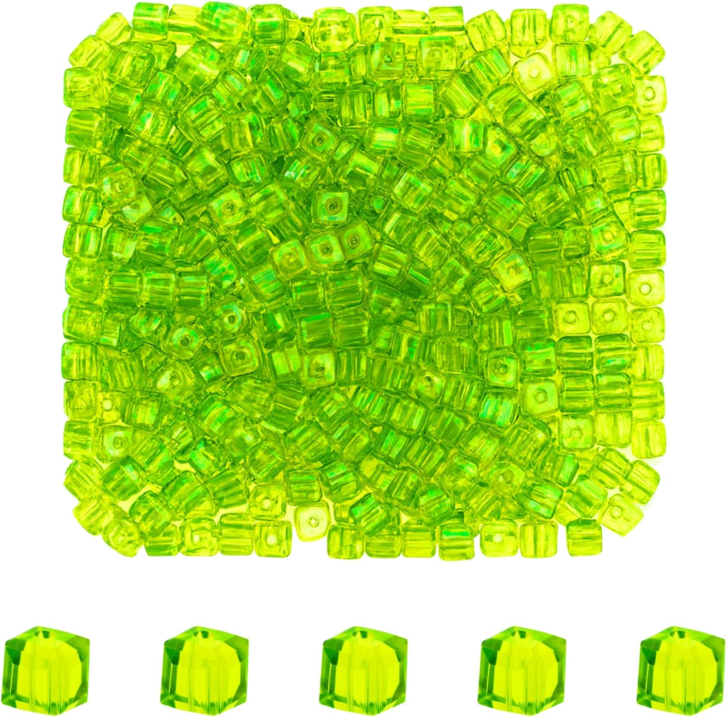 Mandala Crafts 3mm Bicone Crystal Glass Beads, 3750 Faceted Beads for Adult Jewelry Design, Fashion Accessories, and Decorative Applications