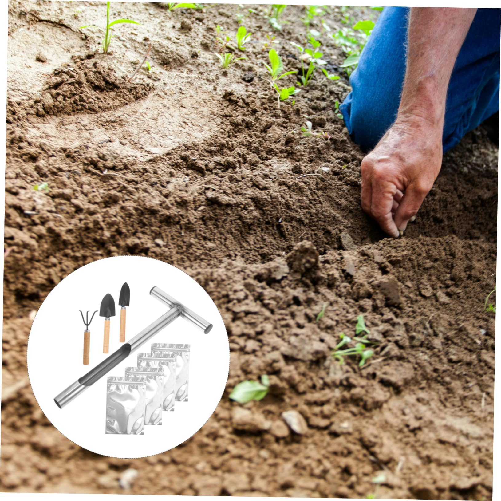 Bodenprobennehmer Aus Edelstahl Mit T-Griff Bodensonde Für Garten Und Rasenpflege Langlebiges Probenset Für Landwirtschaft Und Golfplätze Leicht Zu Bedienen Transportieren