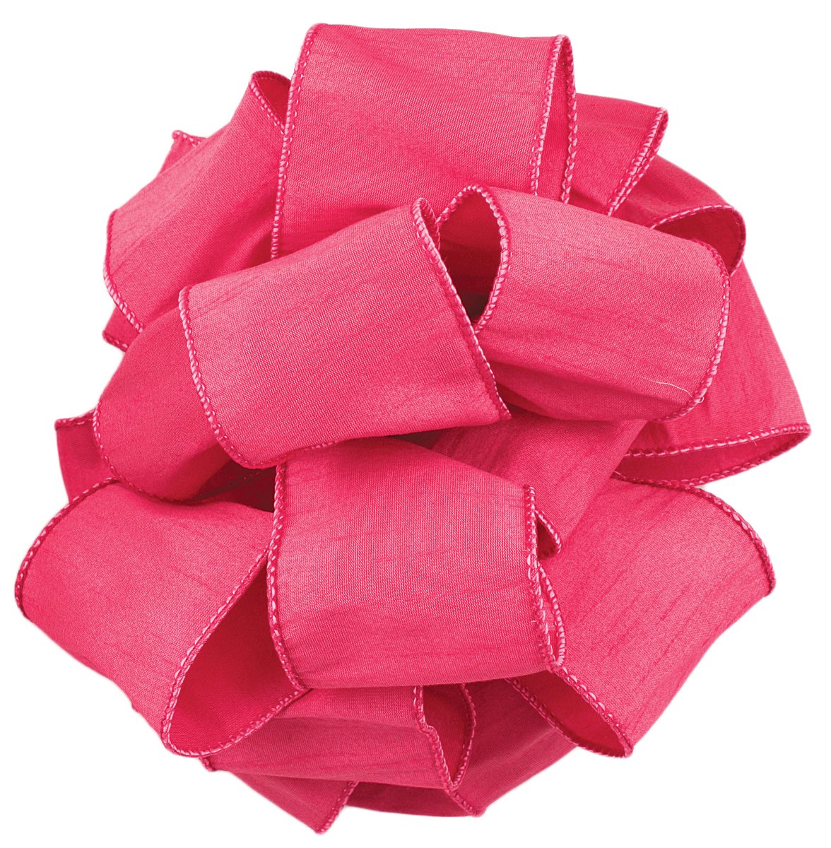 Offray Wired Edge Anisha Craft Ribbon, 2-1/2-Inch Wide by 10-Yard Spool, Cyclamen