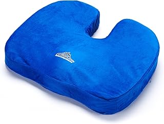 Black Mountain Products Orthopedic Comfort & Stadium Seat Cushion, Blue