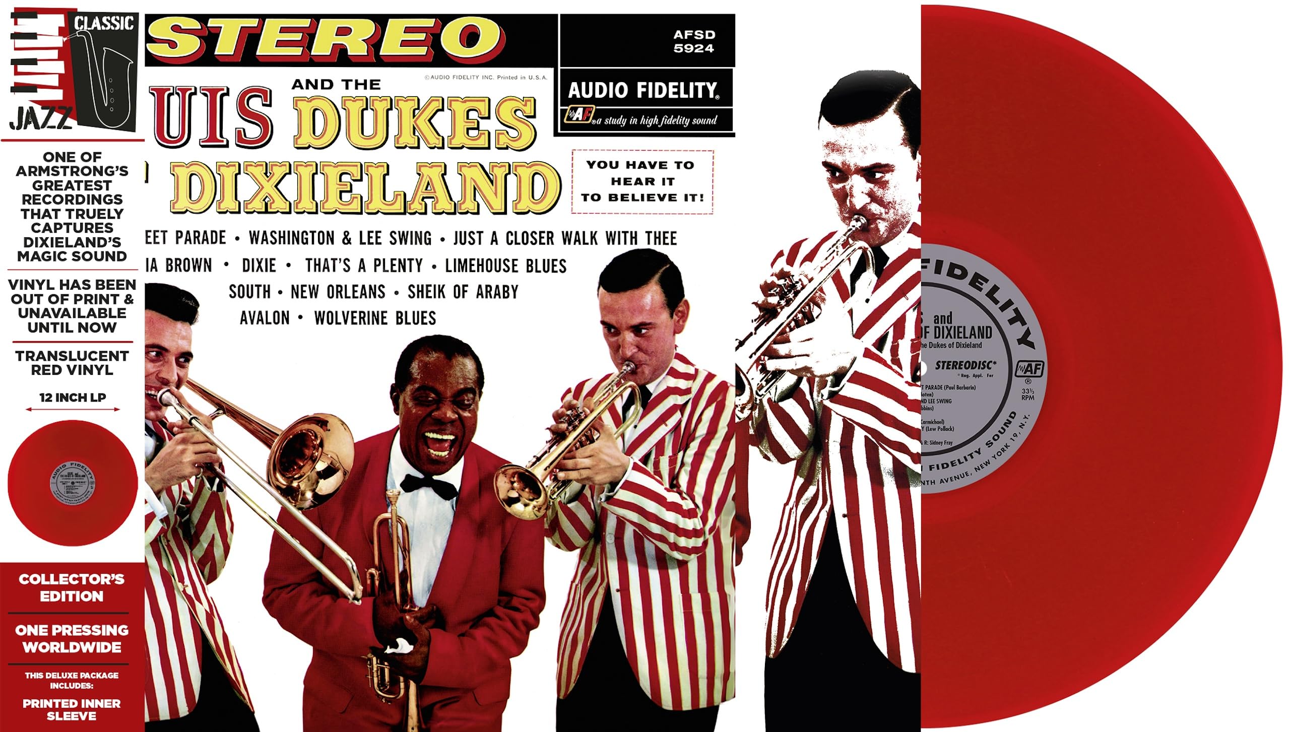 LOUIS AND THE DUKES OF DIXIELAND (RED VINYL) [VINYL]