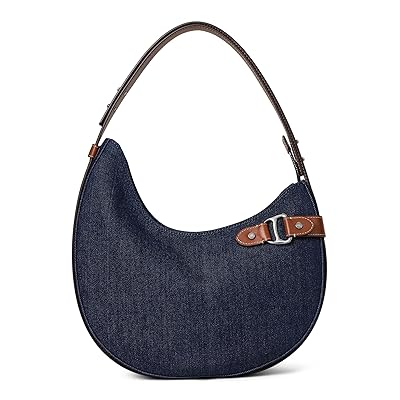 Lauren Ralph Lauren Denim Large Tasha Shoulder Bag Shoulder Women