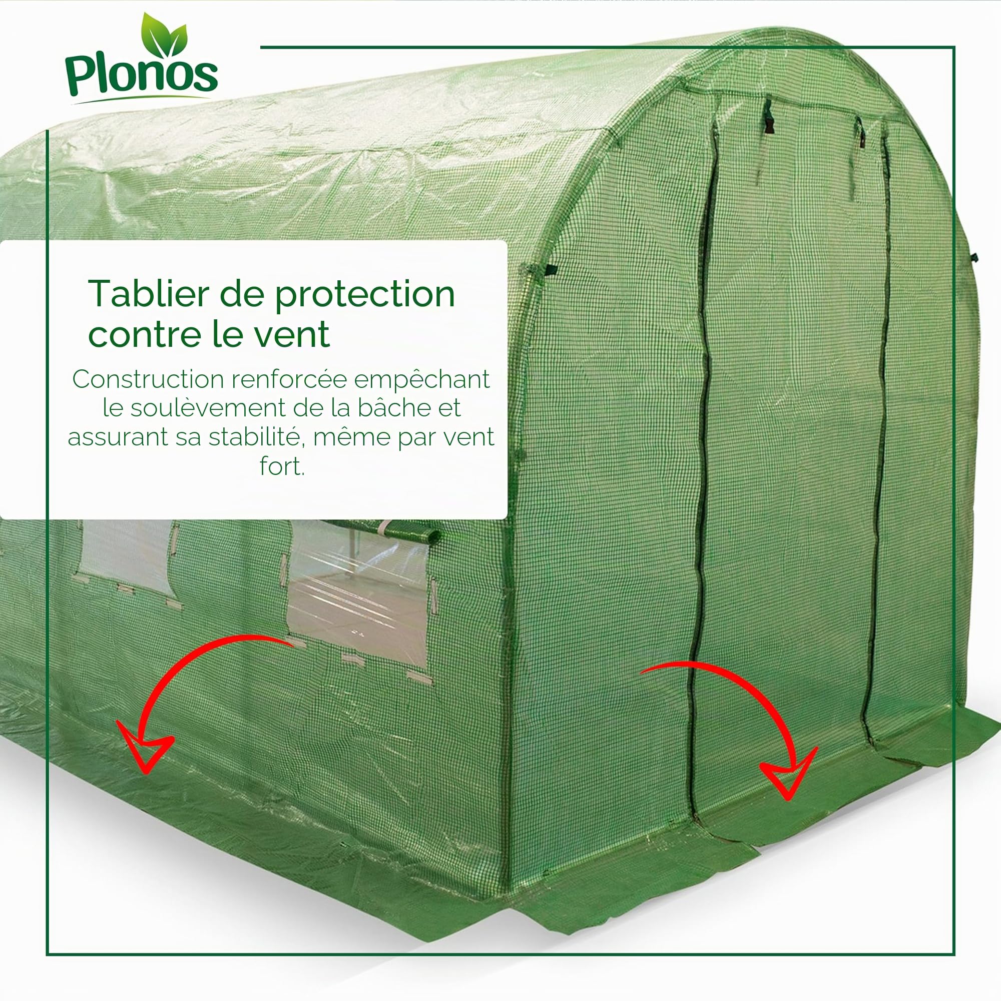 Folia na Tunel ogrodowy 2x3m 6m2 Plonos