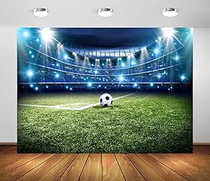 Aazon.co : BELECO 5x4ft Fabric Icrophone Usic Backdrop Bokeh Glitter Lights Icrophone