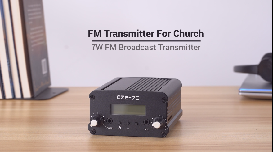 Watch FM Transmitter for Church, 7W FM Transmitter # CZE-7C on