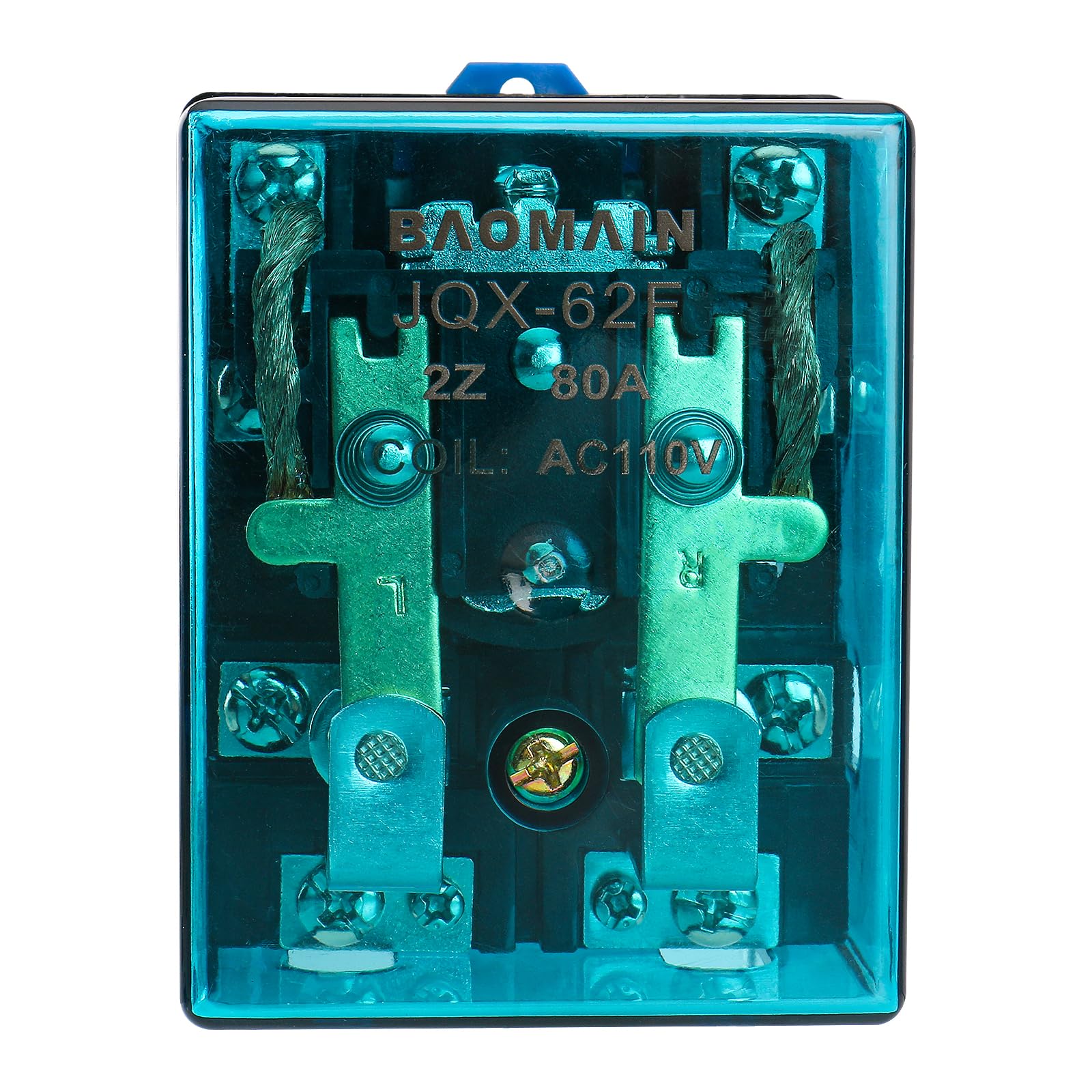 Baomain High Power Relay JQX-62F-2Z Coil Voltage AC 110V 80A DPDT 2NO 2NC Electronmagnetic Relay