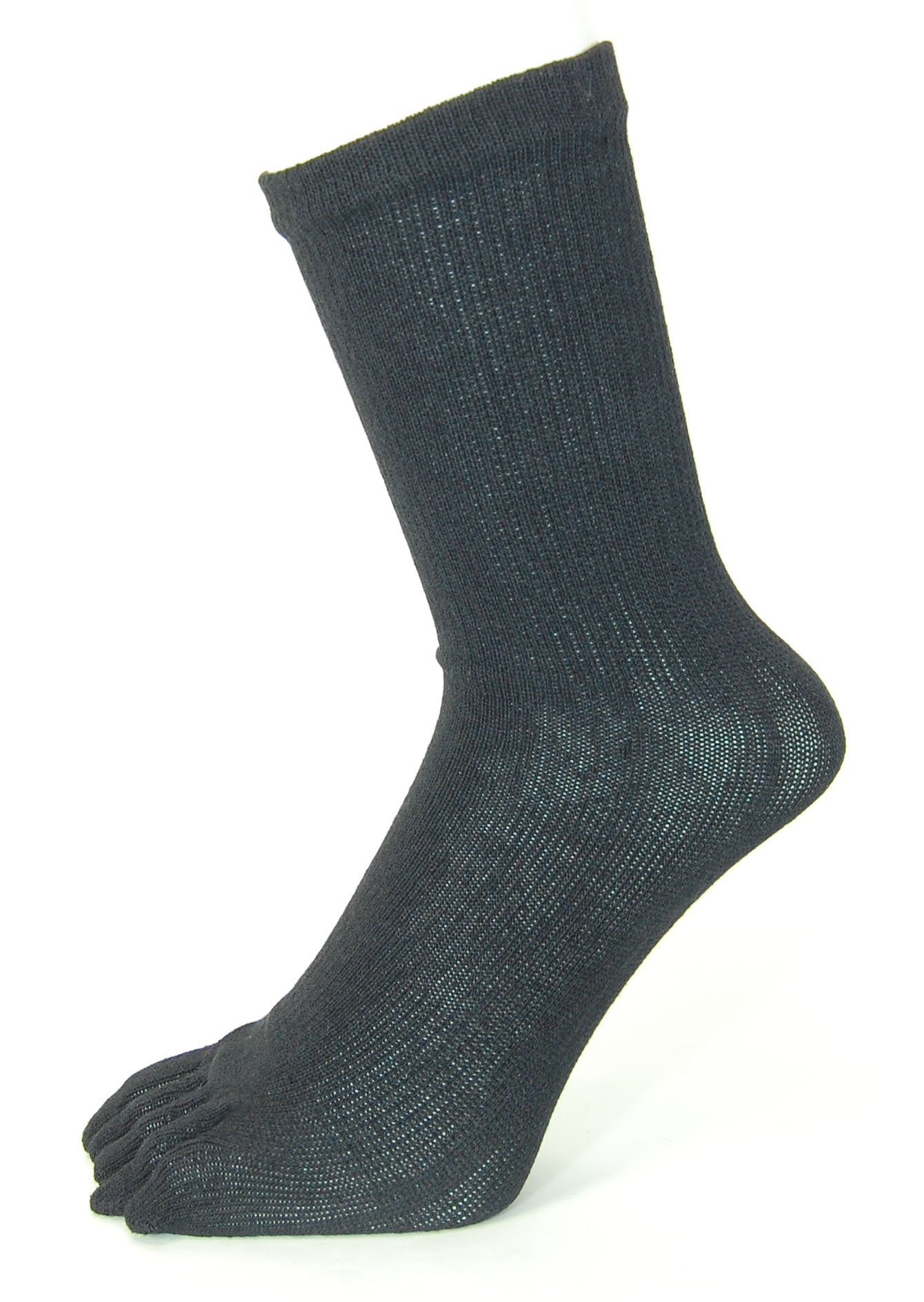 Amazon.co.jp: [富士手袋工業] フジテ 「絹はいいぞぉ！」メンズ ５本指ソックス 4足組 165 (黒) : ファッション