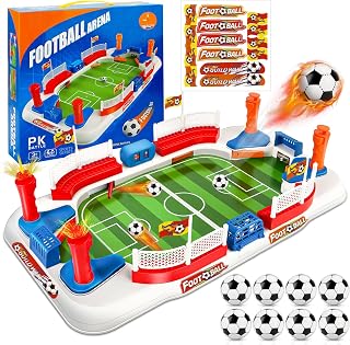 Joellfuner Juegos de mesa de fútbol, futbolín infantil, juego de mesa interactivo, juego de futbolín interactivo para niños y adultos, mini futbolín, fiesta, fútbol, regalo para niños