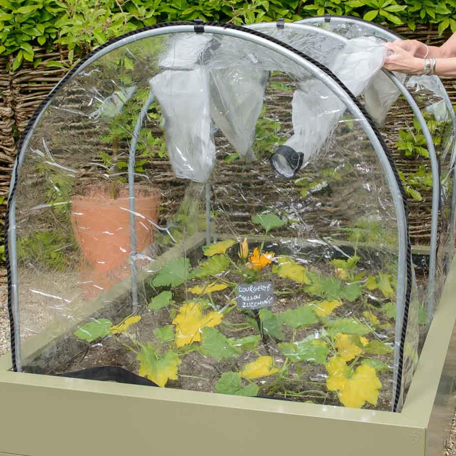 Telo Telone Impermeabile Esterno 4 x 3 m Telo Impermeabile Trasparente PVC 420 g/m² Telo con Occhiellato Telone di Copertura con Corda da 10 M Multiuso Resistente per Serra Balcone Giardino