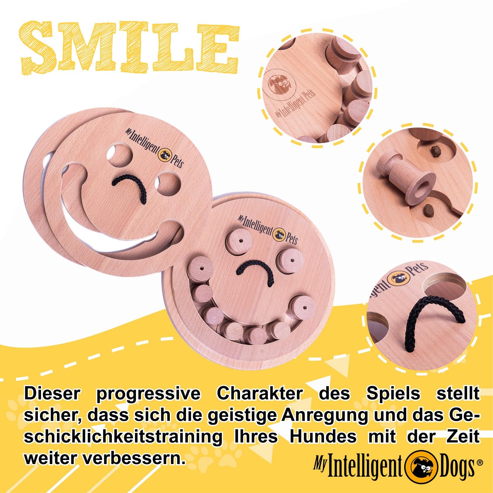 Interaktives Hundespielzeug Intelligenz, Hundepuzzle | Intelligenzspielzeug für Hunde Mentalen Auslastung - Interaktives Spielzeug Hund, Denkspiele für Hunde