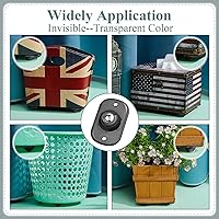 Vista 5 de Honoson 16 Piezas Ruedas Giratorias Autoadhesivas para Electrodomésticos Rodillos para Electrodomésticos Deslizadores de Electrodomésticos