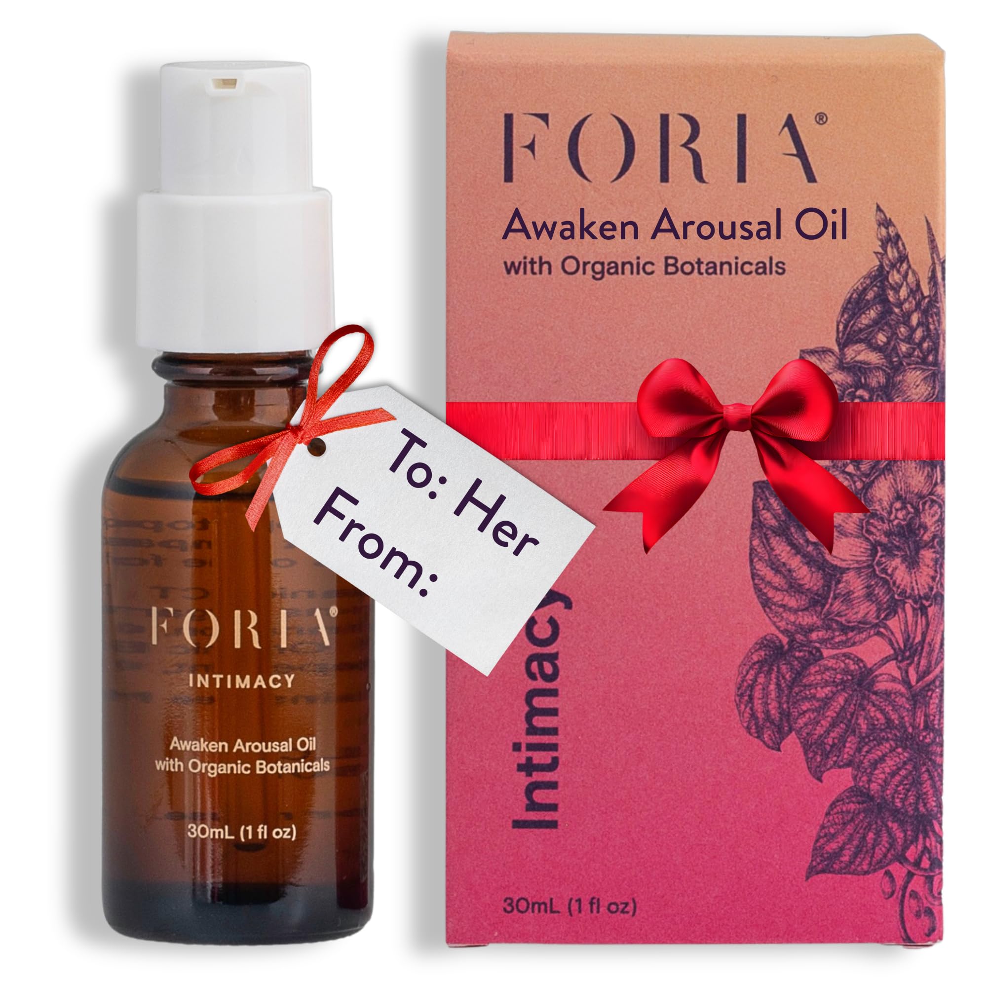 Foria Awaken Arousal Oil - Organic, All-Natural - Safe for Sensitive Skin - 1 Fl Oz