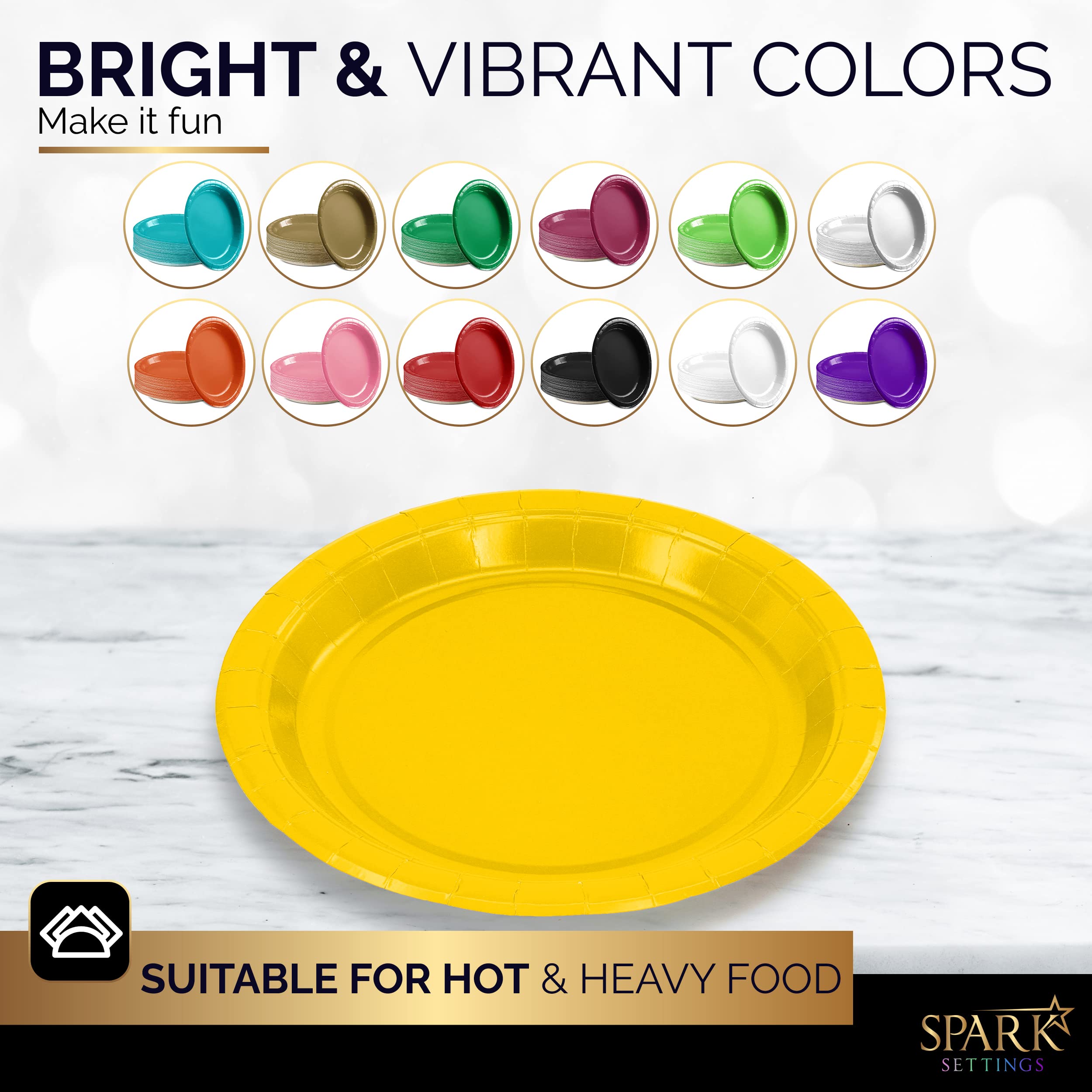 Amscan Summer Paper Dessert Plates - 7 Inch, Multicolor Tropical, 60 Count - View #2