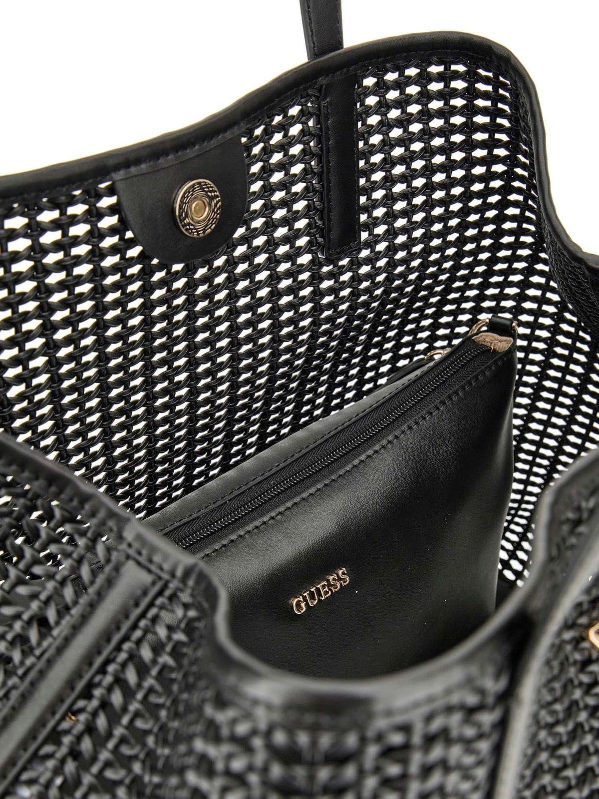 GUESS bolso shopper Brigitta 2 in 1 Tote Black negro