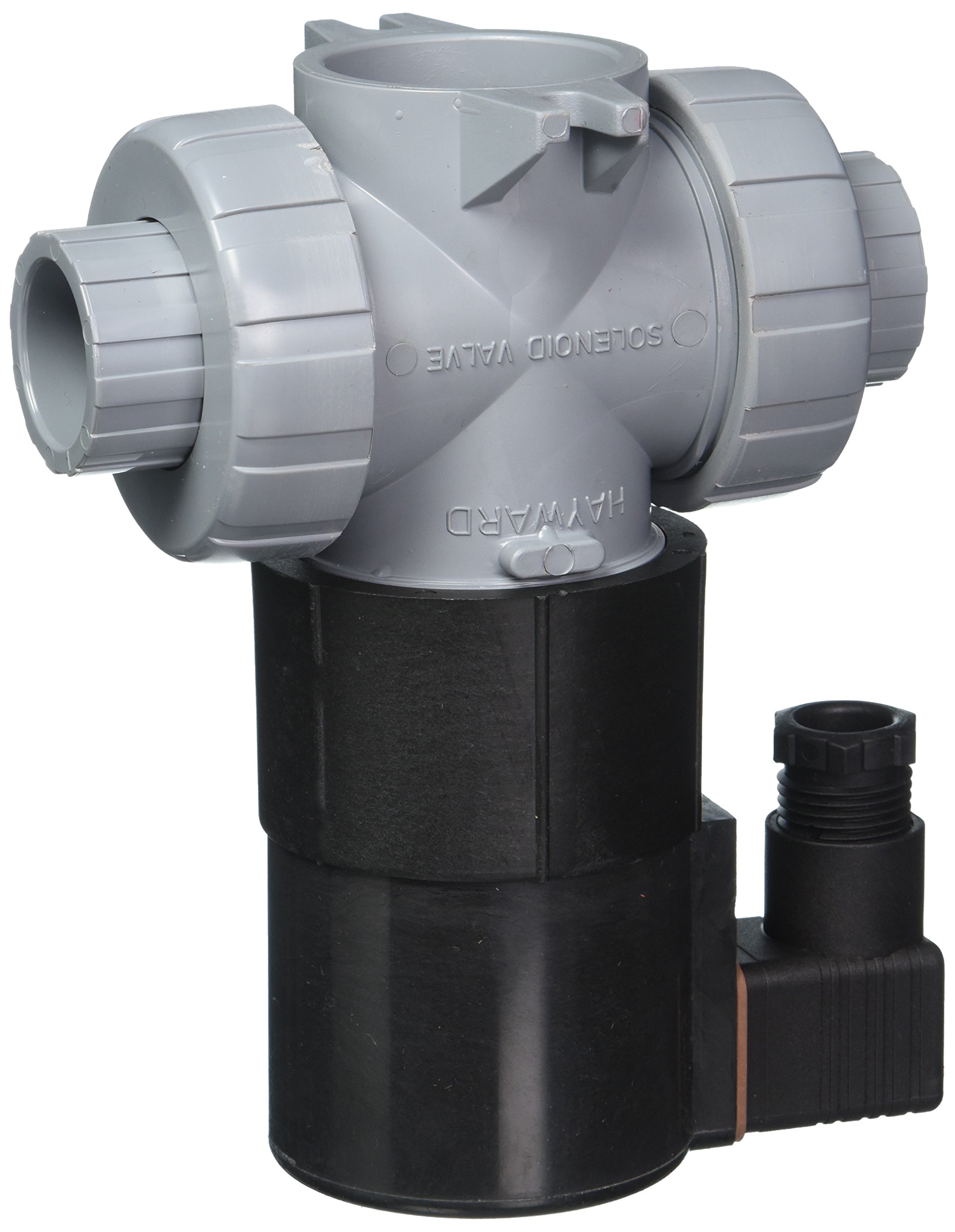 Hayward SV20075STE 3/4-Inch CPVC NPD Design True Union Solenoid Valves with EPDM Seal and Socket/Threaded End Connection