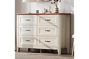 LINSY HOME Farmhouse Dresser: A Timeless Addition to Your Abode