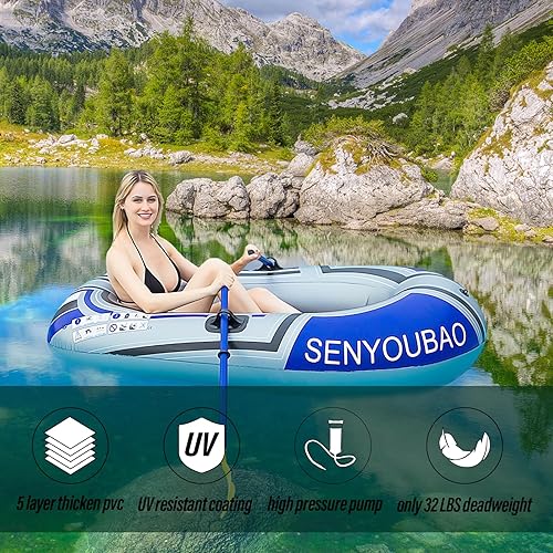 Miniatura 7 de Barco inflable, piscina y barco inflable del lago