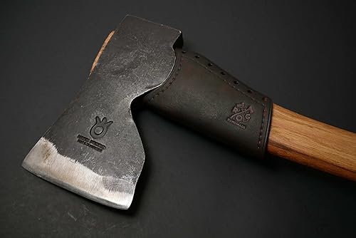 Miniatura 3 de Protector de piel para mango de hacha, Marrón