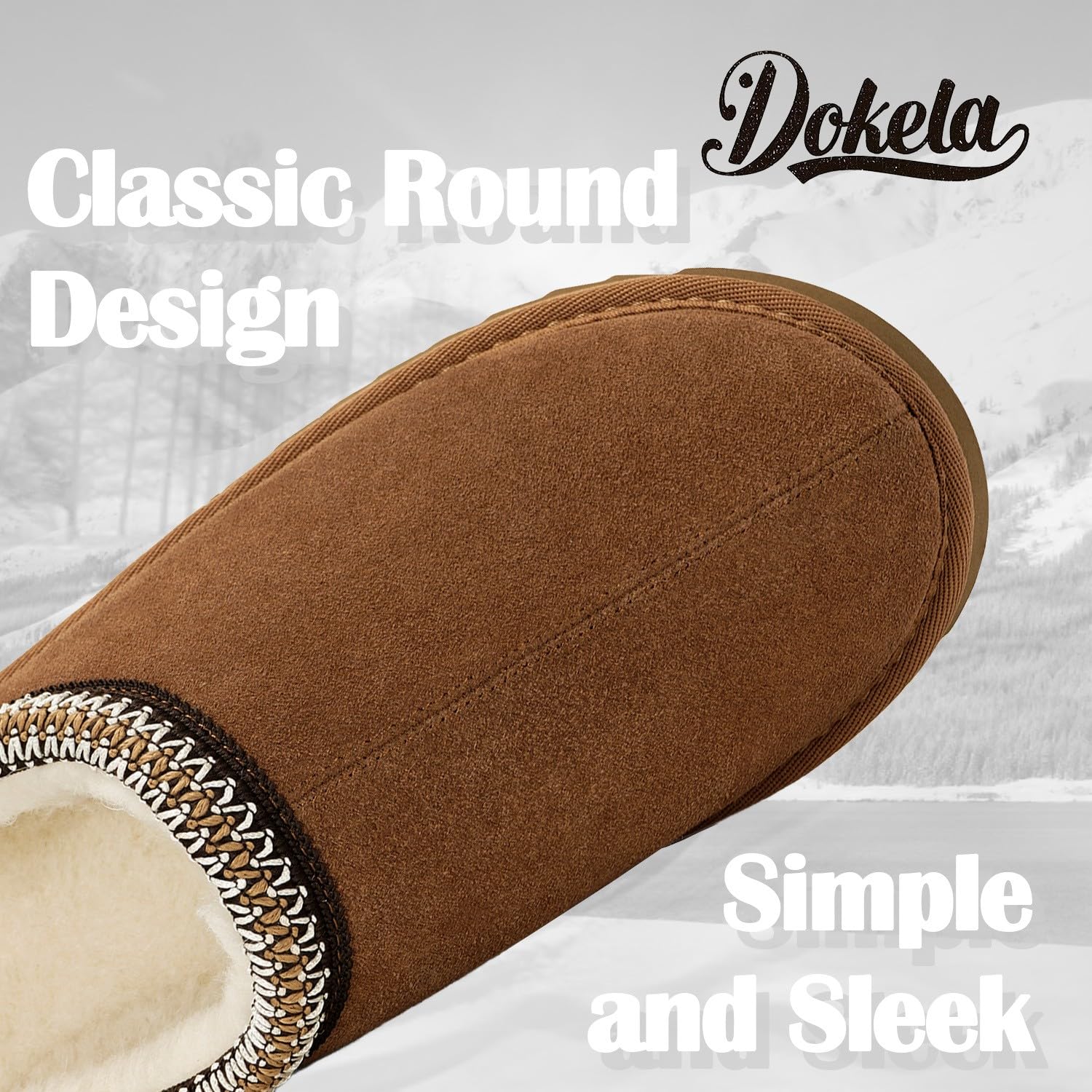 Donna Uomo Pantofole Pelle Scamosciata Vera Invierno Forro De Fieltro Scarpe da Casa Ciabatte Impermeabile Antiscivolo Slippers