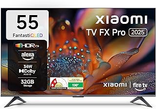Xiaomi 138 cm (55 inch) FX Pro QLED Ultra HD 4K Smart Fire TV L55MB-FPIN