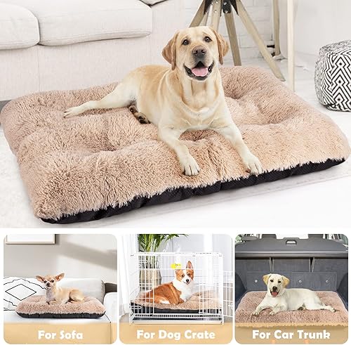 Miniatura 5 de JOEJOY Cama ortopédica para perros extra grandes y medianos, cama grande de espuma para perros con funda impermeable extraíble, tapete de felpa