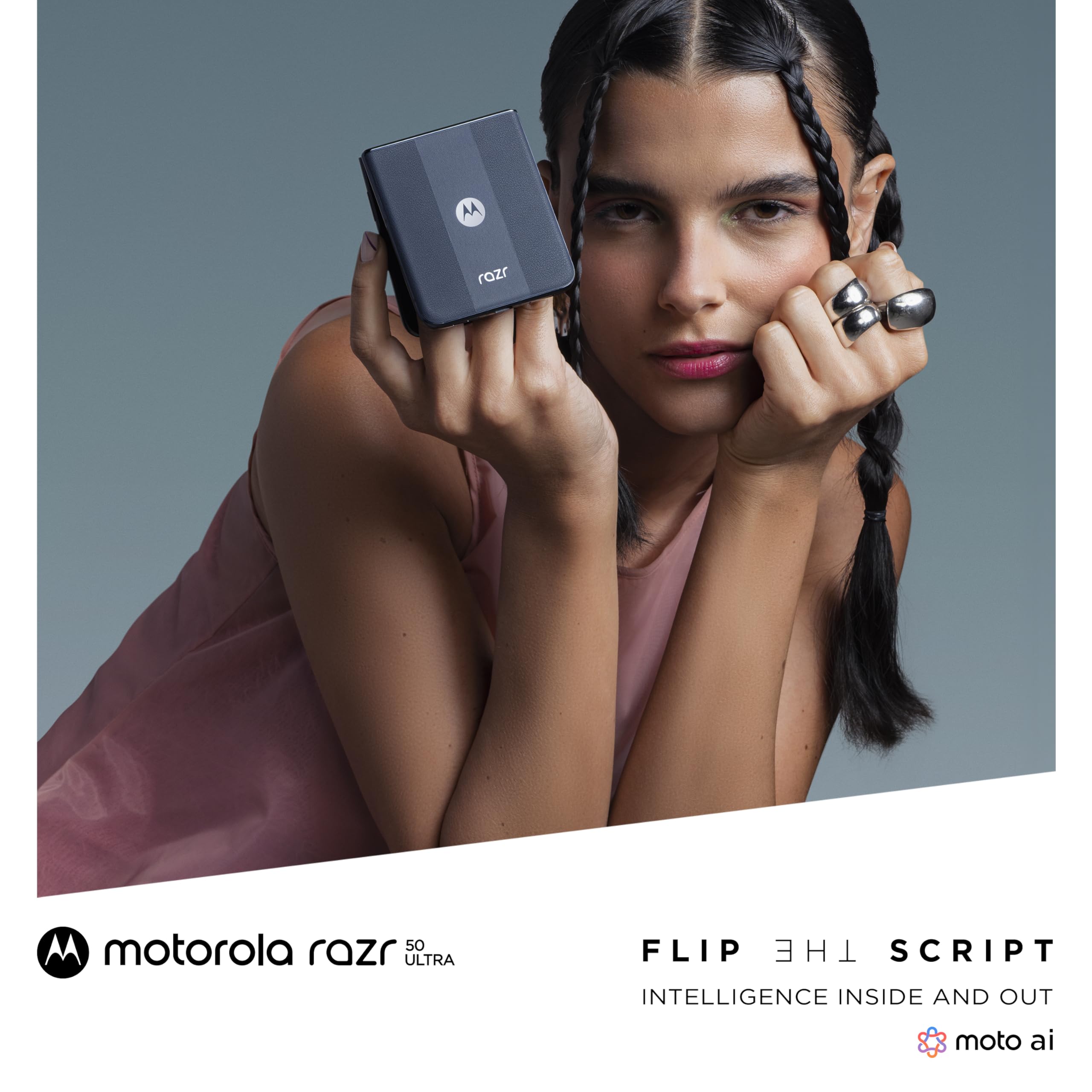 Razr 50 Ultra Midnight Blue Smartphone [Amazon Exclusive] - Dettaglio