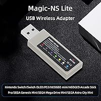 Vista 3 de Mcbazel MayFlash Magic-NS Lite Adaptador USB inalámbrico Bluetooth para Switch, Windows, macOS, Raspberry Pi, compatible con Xbox Series X y S