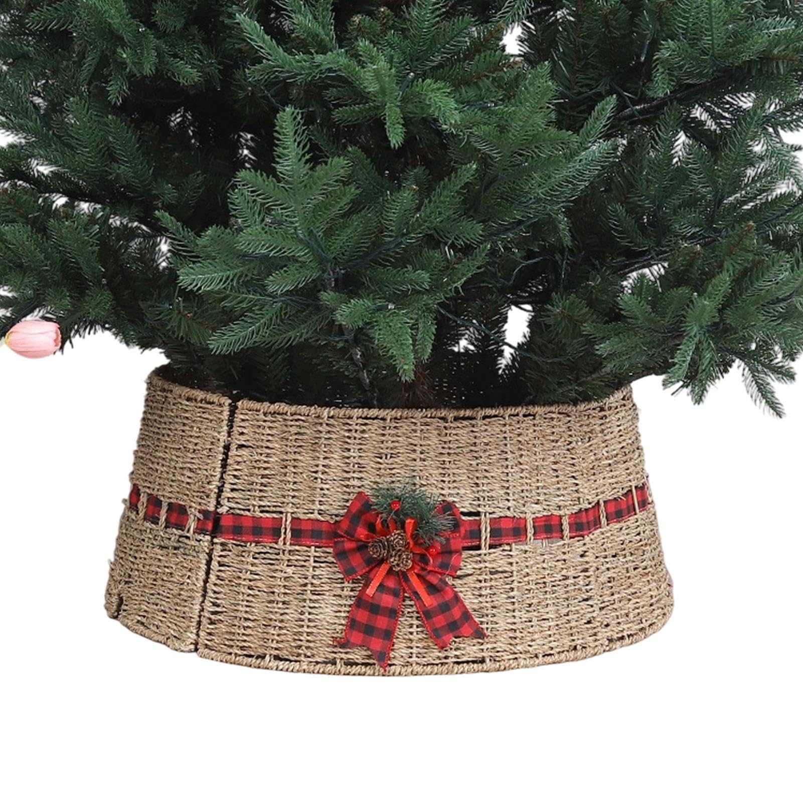 Collar para Árbol de Navidad Decoración Navideña Rústica Casa de Campo 61