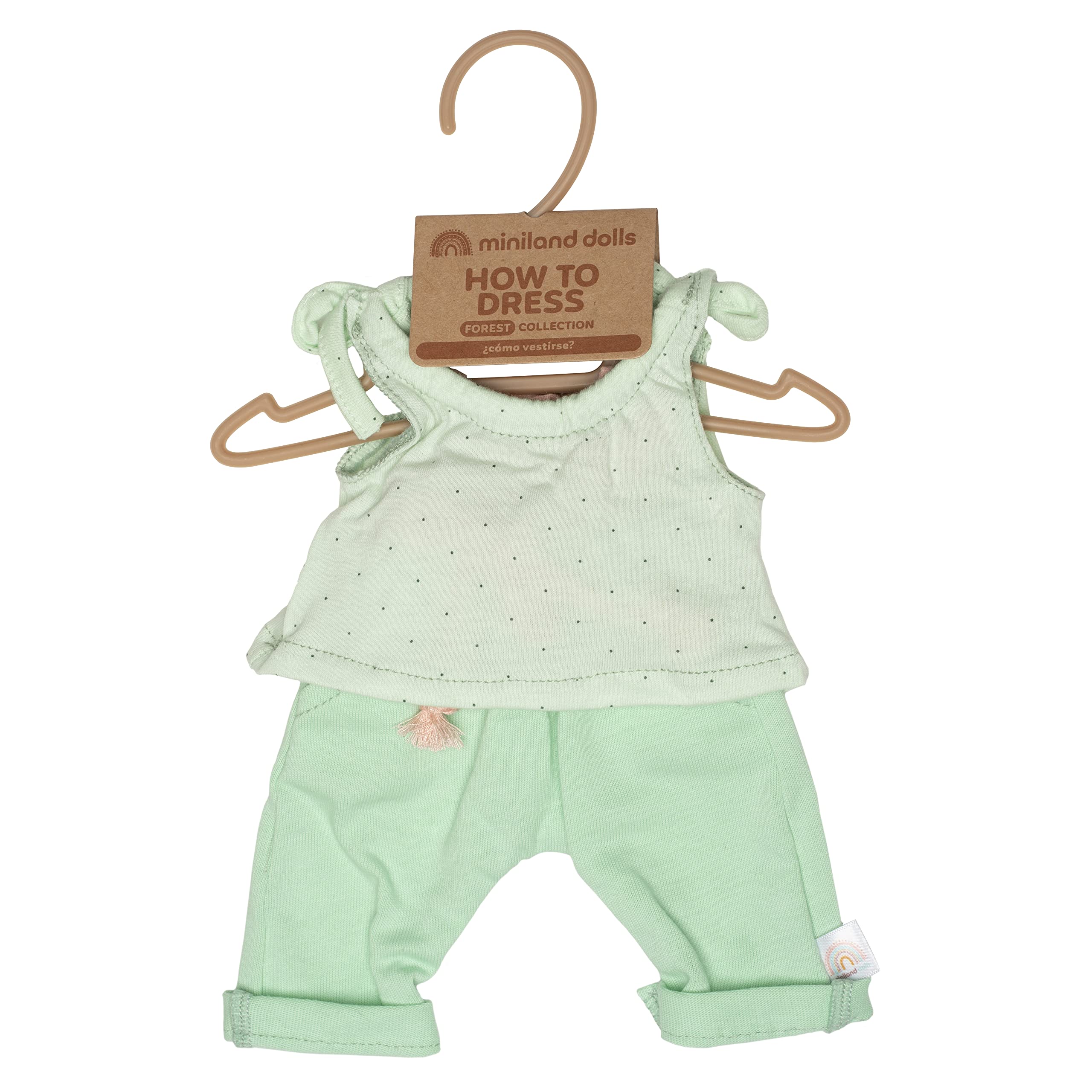 Miniland Minikane Baby Puppenkleidung Ober und Hosenhose für