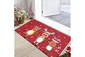 CAROMIO Christmas Welcome Doormat: The Perfect Festive Entryway Decoration