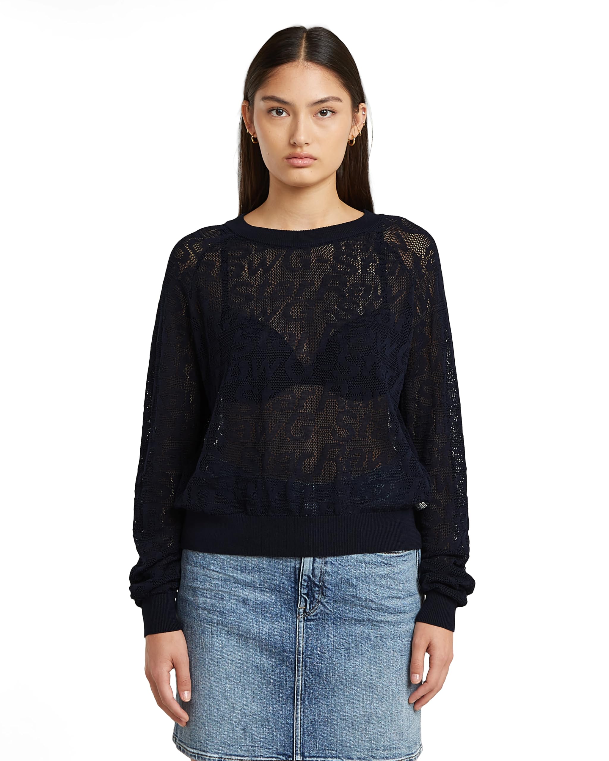 G-STAR Jersey Pointelle Lightweight Knitted Sudadera para Mujer