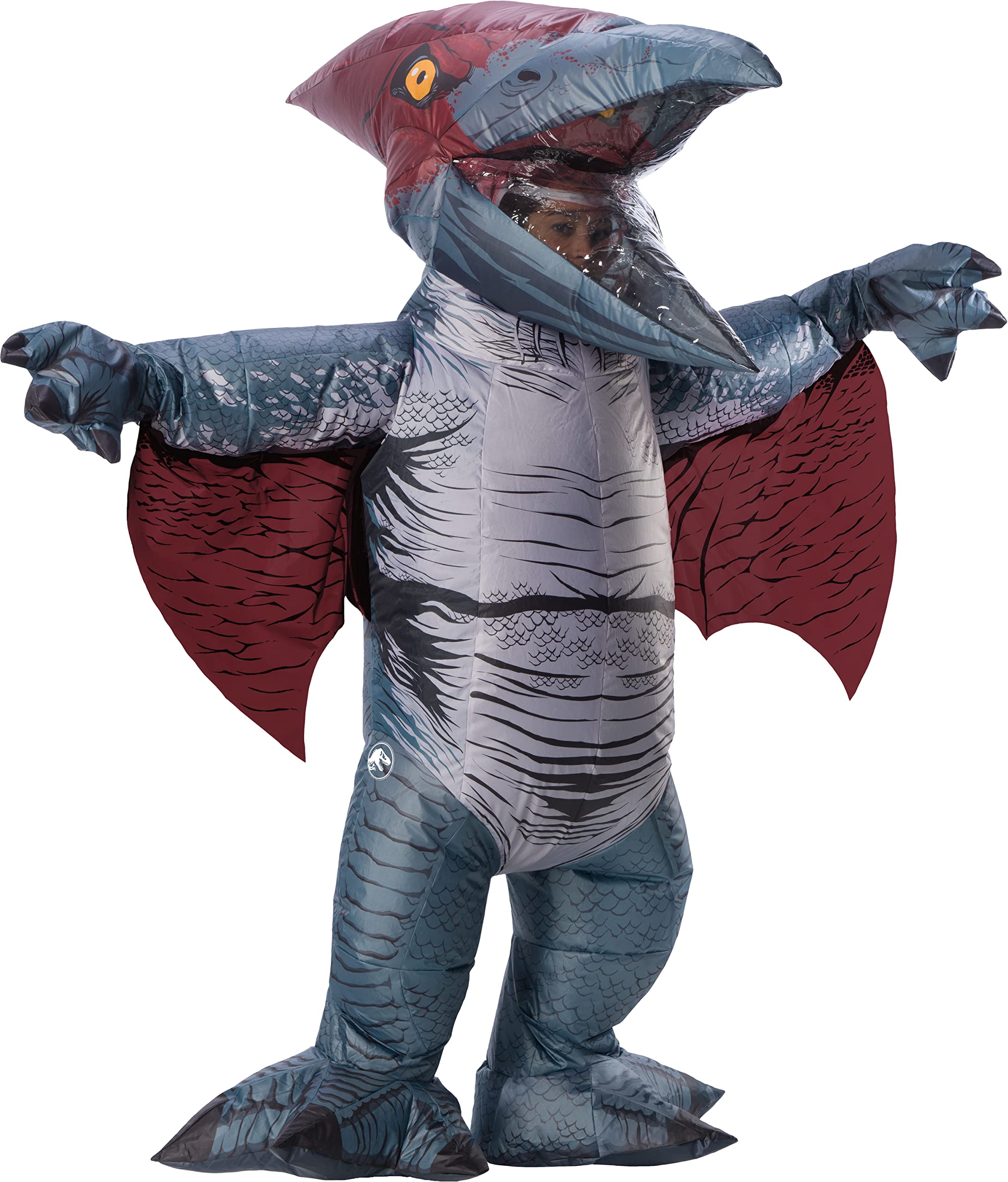 Rubies Official Jurassic World Pteranodon Adult Inflatable Dinosaur Costume, One Size Halloween
