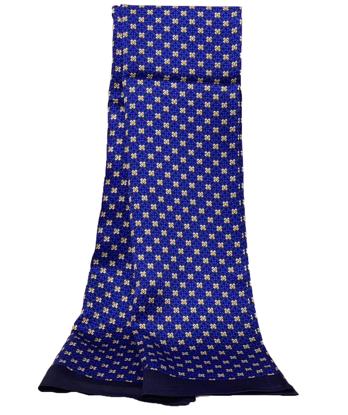 Men's 100 Silk Scarf Double Layers Fashion Neckerchief Formal Casual