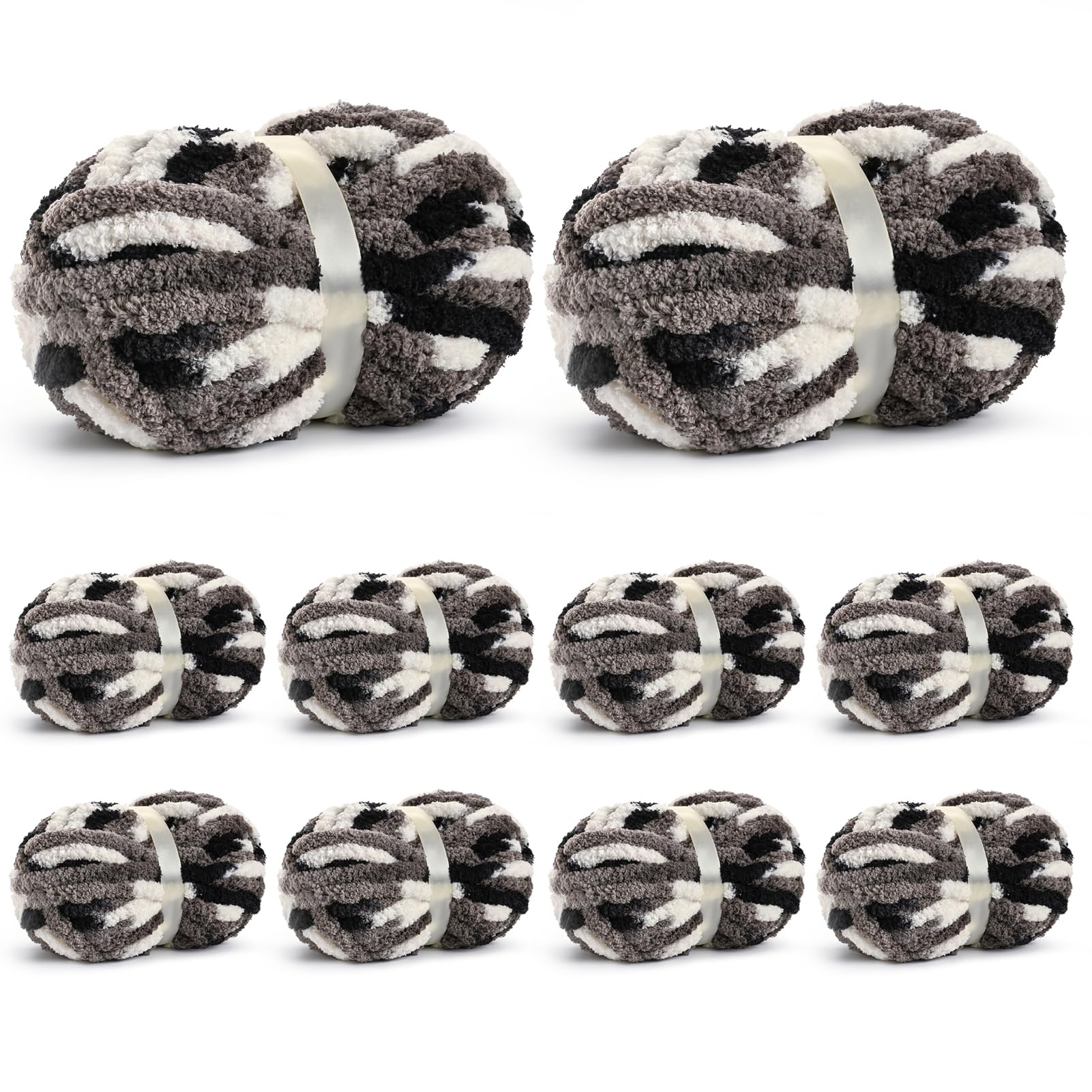 Waikxin Jumbo Chunky Yarn 10 Pack