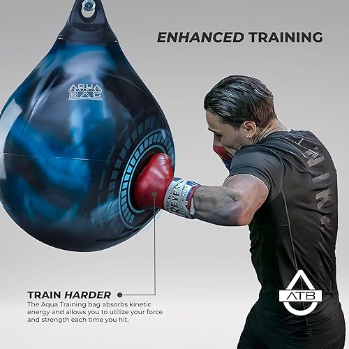 Miniatura 3 de Aqua Training Bag Saco de boxeo pesado de 21 pulgadas y 190 libras, fabricado en los Estados Unidos y construido para durar, más fácil en las