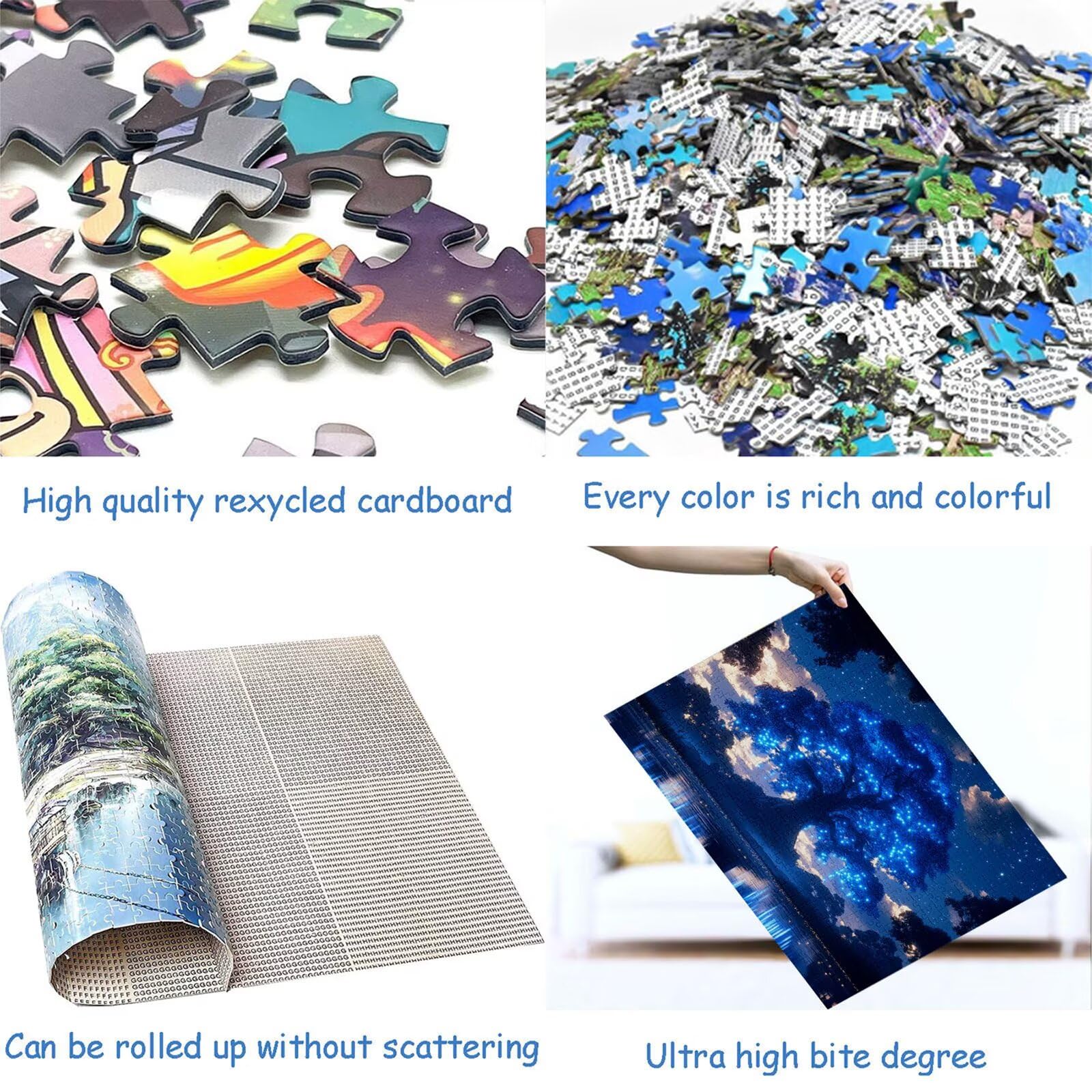 Puzzle 3000 elementów Krajobraz Drzewo dla dorosłych 122 x 81 cm Unikalne Rzemiosło Klasyczne 3D Drewniana układanka do rodzinnych gier aktywnych, układanka zrób to sam do dekoracji ścian domu