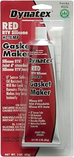 49202 Low Volatile RTV Silicone Gasket Maker, 0 to 650 Degree F, 3 oz Carded Tube, Red (Pack of 12)