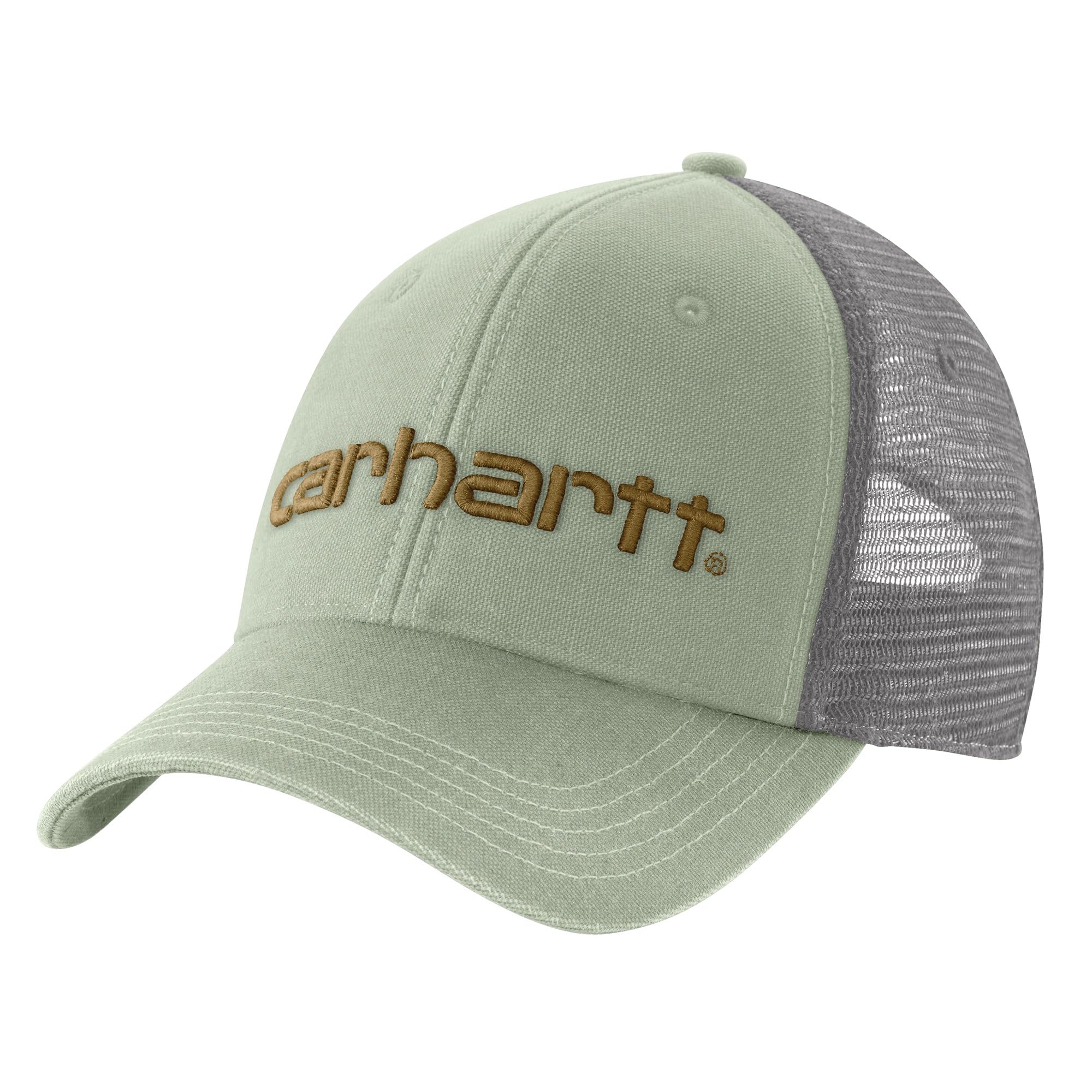 Men's Canvas Mesh-Back Logo Graphic Cap