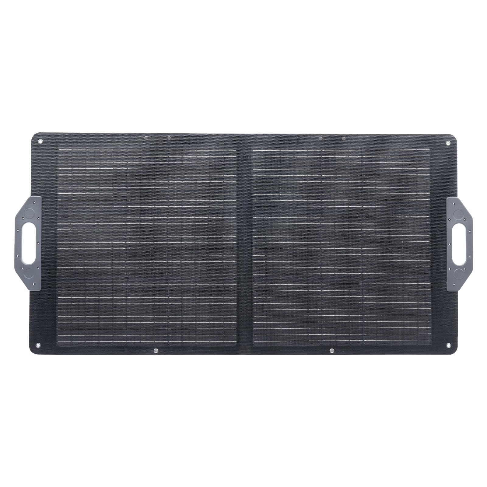 VEVOR Składany panel słoneczny 100 W, przenośny monokrystaliczny panel fotowoltaiczny z wyjściem MC4, porty USB-A, typ C, IP65 wodoodporny do elektrowni, na kemping, wędrówki