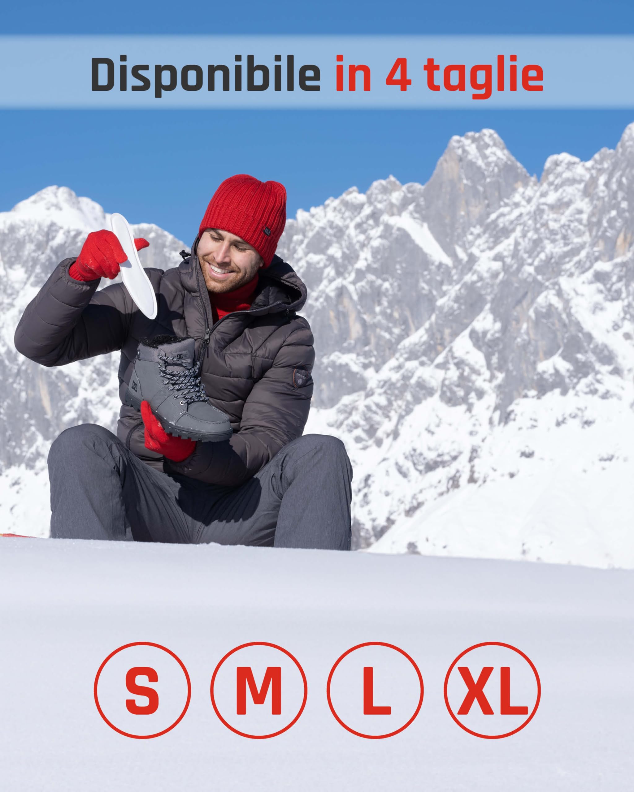 Terratherm Solette riscaldanti - attivato dall’aria - per 8 ore die calore per i piedi - 5, 10 o 30 paia - scaldapiedi per scarpe - suole riscaldanti con 100% calora naturale