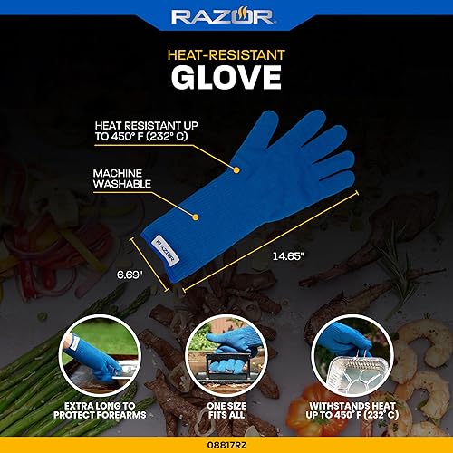 Miniatura 2 de Mr. Bar-B-Q Guante resistente al calor de la maquinilla de afeitar (1 unidad)