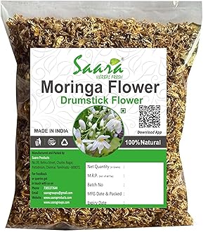 Dried Drumstick Flower, 100g, Murungai Poo, Moringa Flower, Rich In Minerals And Nutrients (Pack of 1 X 100g)