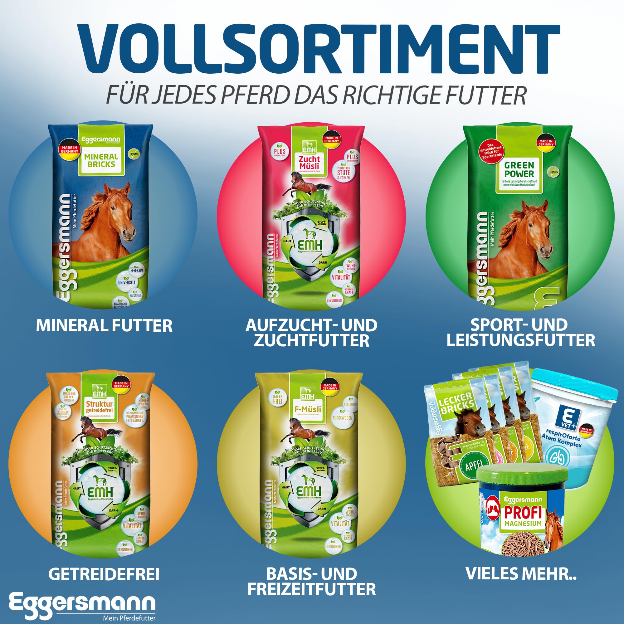 Eggersmann Mein Pferdefutter Profi Aminoral 20 kg Konzentrat mit essentiellen Aminosäuren Ergänzungsfuttermittel für Sportpferde